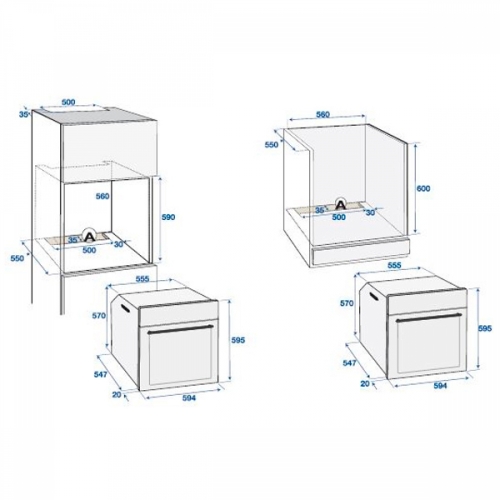 Встраиваемый духовой шкаф Beko BIE 24301 W