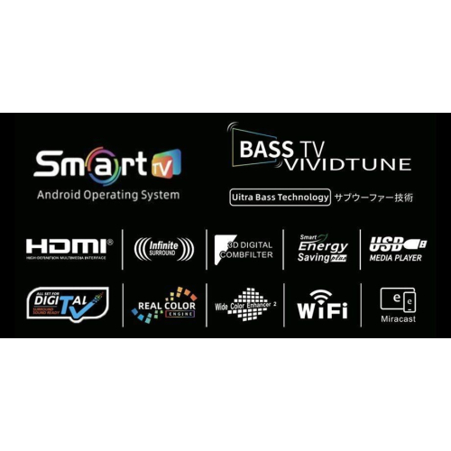 Сыналгы  VIVID TUNE 4518X Smart-TV